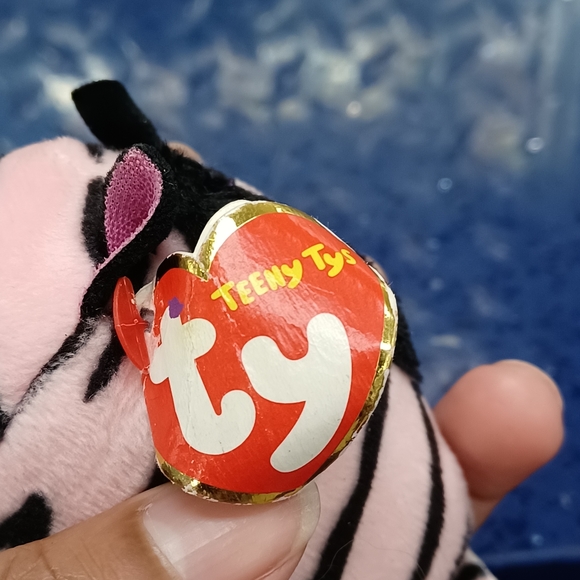 •Teeny Ty Beanie Babies Pennie Zebra - Picture 13 of 17
